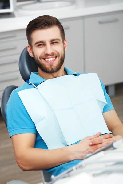 man smiling during his visit to North Atlanta Family Dentistry in Cumming, GA