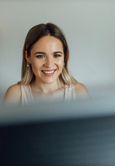 woman smiling during her visit to North Atlanta Family Dentistry in Cumming, GA