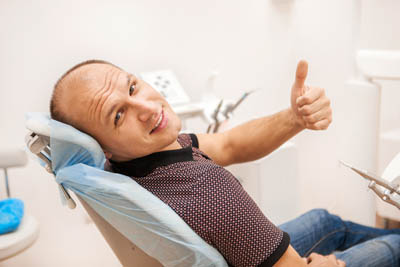 man smiling at North Atlanta Family Dentistry in Johns Creek, GA